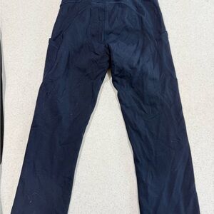 lululemon cropped Navy Leggings with Side Pockets